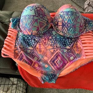 High waisted swimsuit